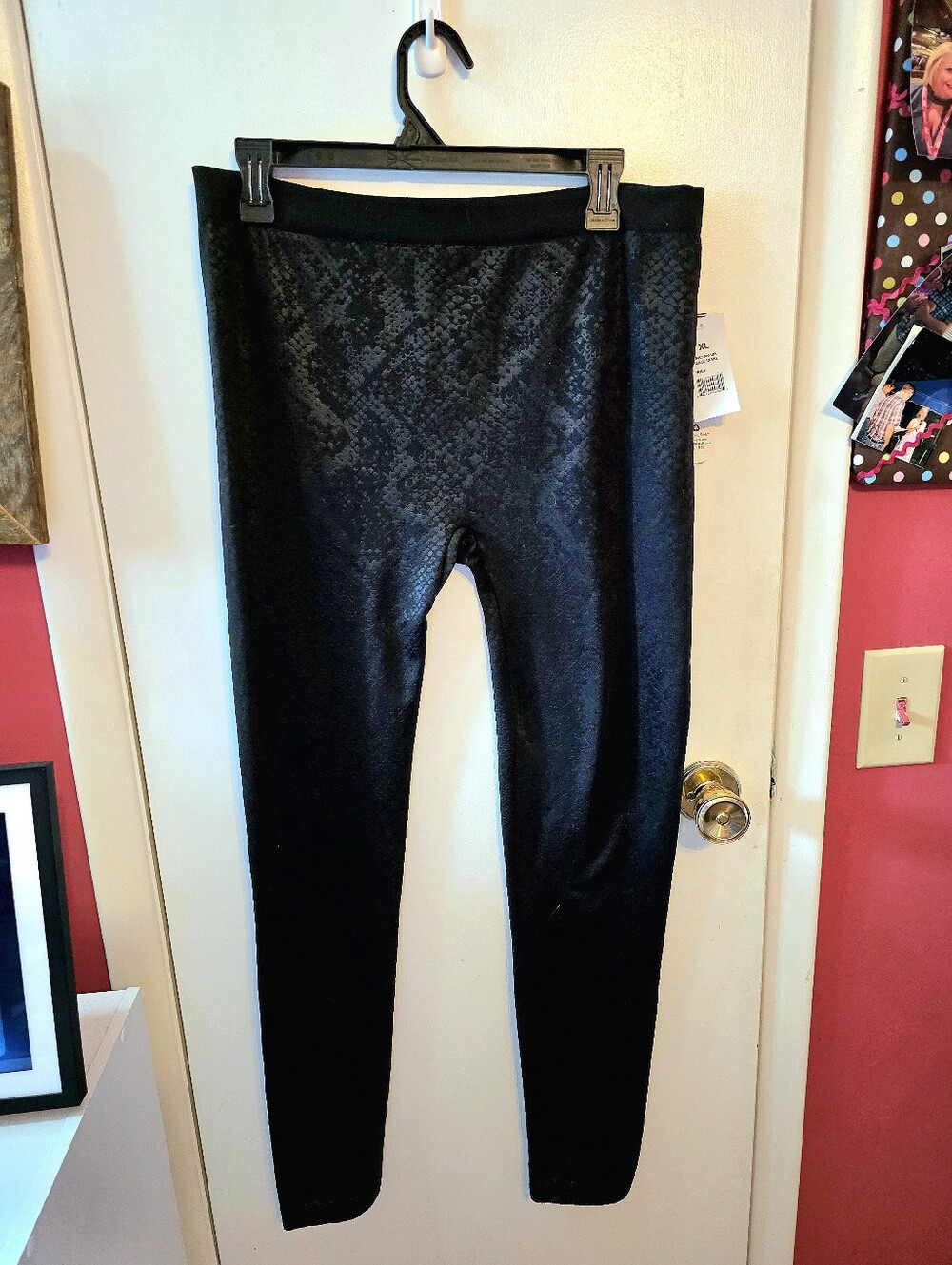 Olive × Oak Fleece Snakeskin Print Leggings XL Nwt